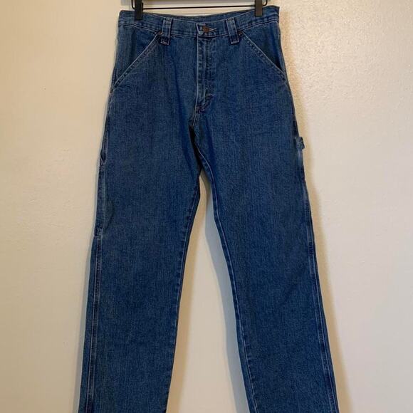 Wrangler carpenter navy blue jeans - Picture 2 of 7